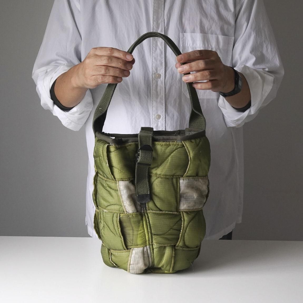 redad レダッド ミリタリーライナー 格子バケットバッグ キルティングアメリカ軍 military liner  リメイクバック