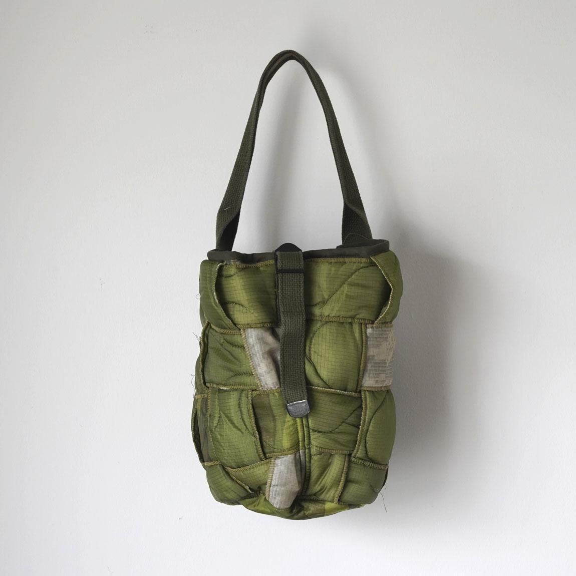 redad レダッド ミリタリーライナー 格子バケットバッグ キルティングアメリカ軍 military liner  リメイクバック