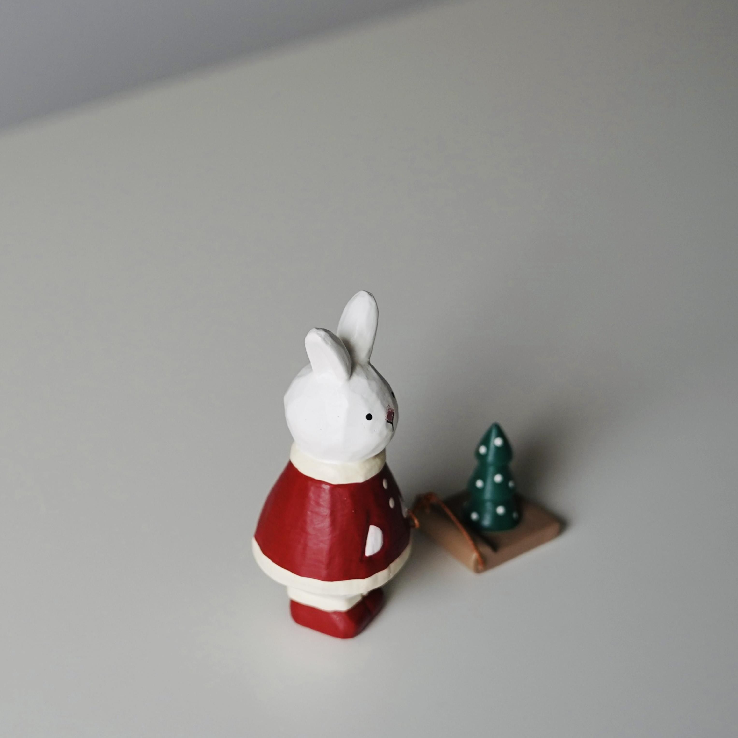 ぽれぽれ動物 polepole animal  T-Lab. ティーラボ  動物置物　木彫り オブジェ1