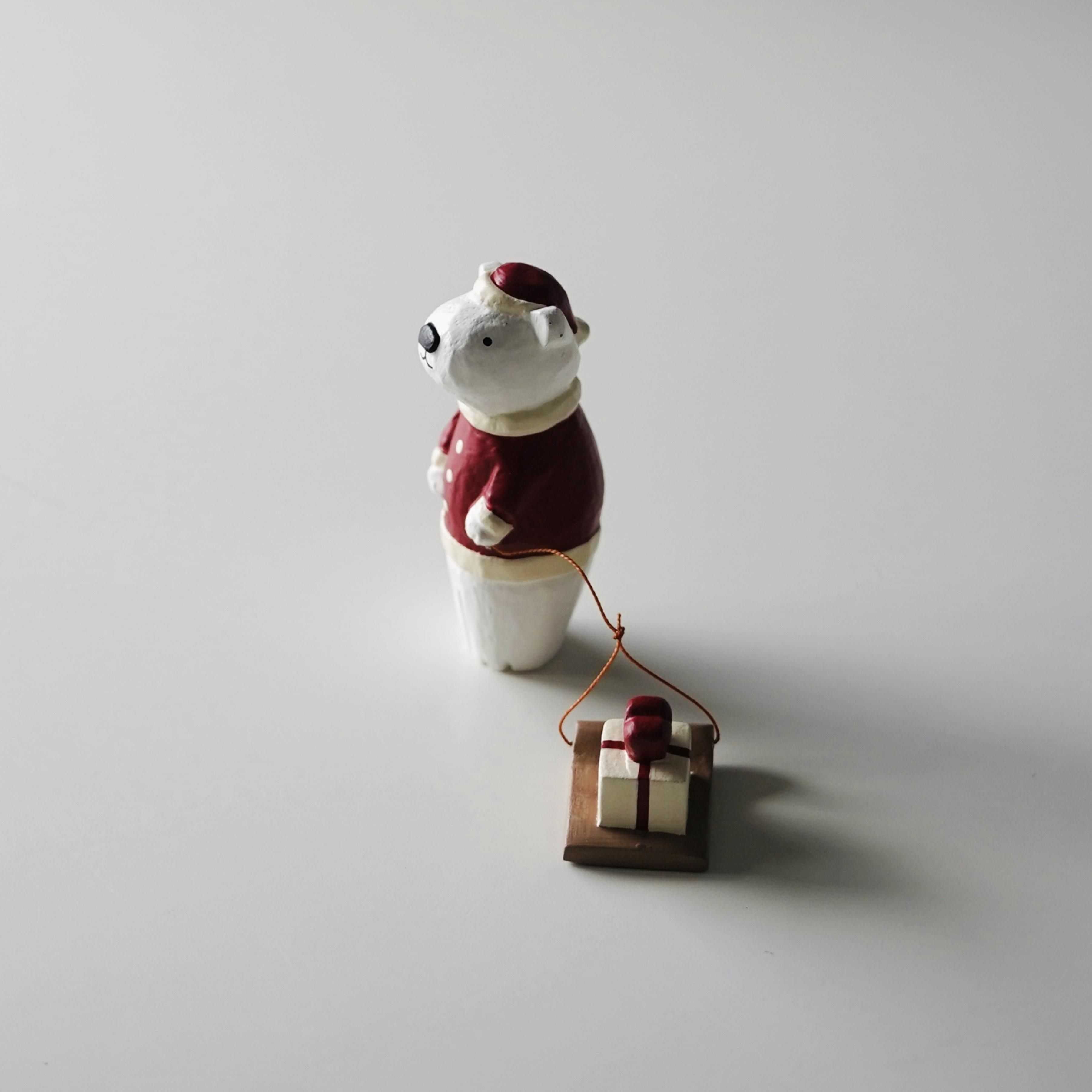 ぽれぽれ動物 polepole animal  T-Lab. ティーラボ  動物置物　木彫り オブジェ1