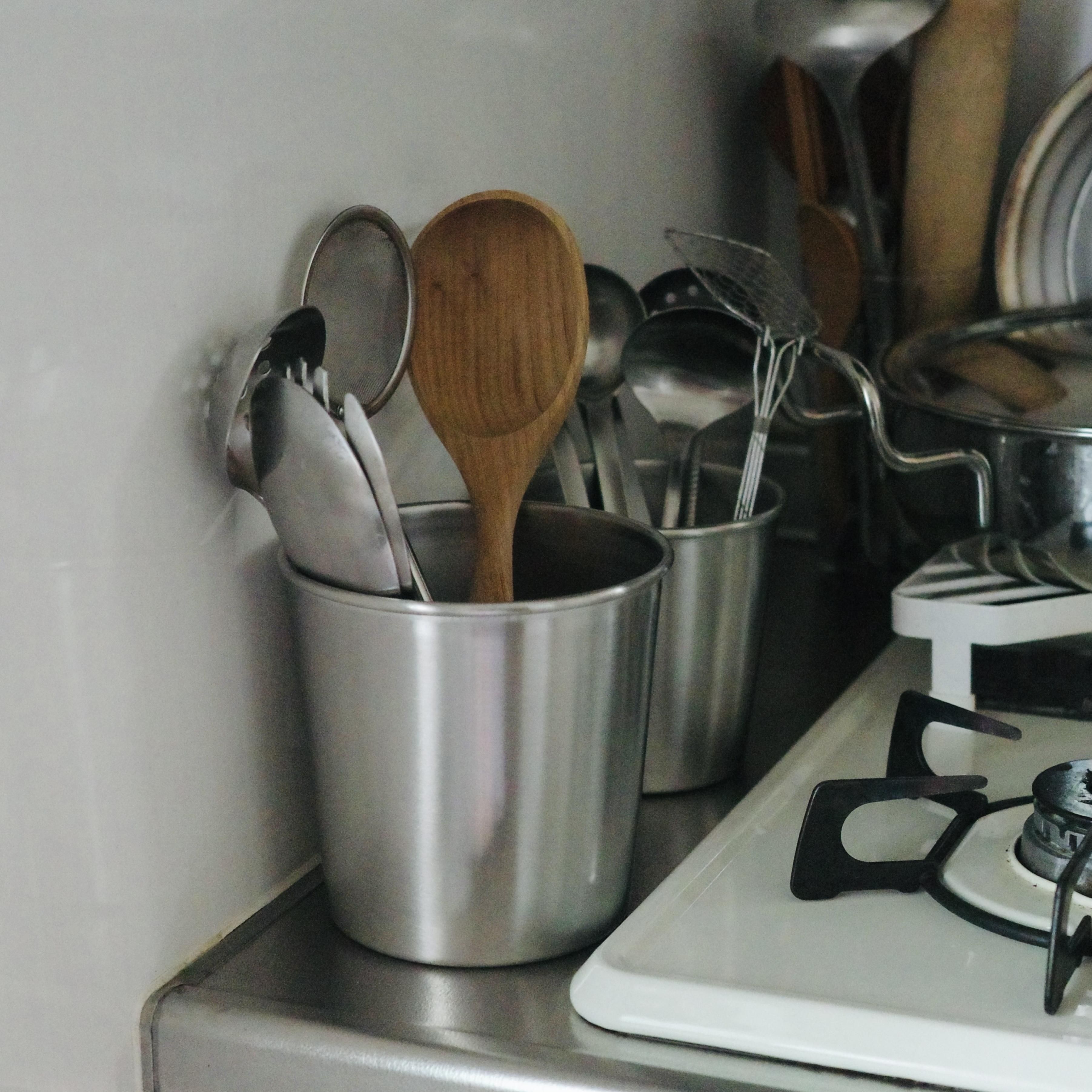 ステンレス がら入れ ツールスタンド 殻入れ 鍋 灰汁入れ あく入れ 殻入れ カラ入れ 鍋 しゃぶしゃぶ カニ 蟹 エビ 海老 すきやき すき焼き