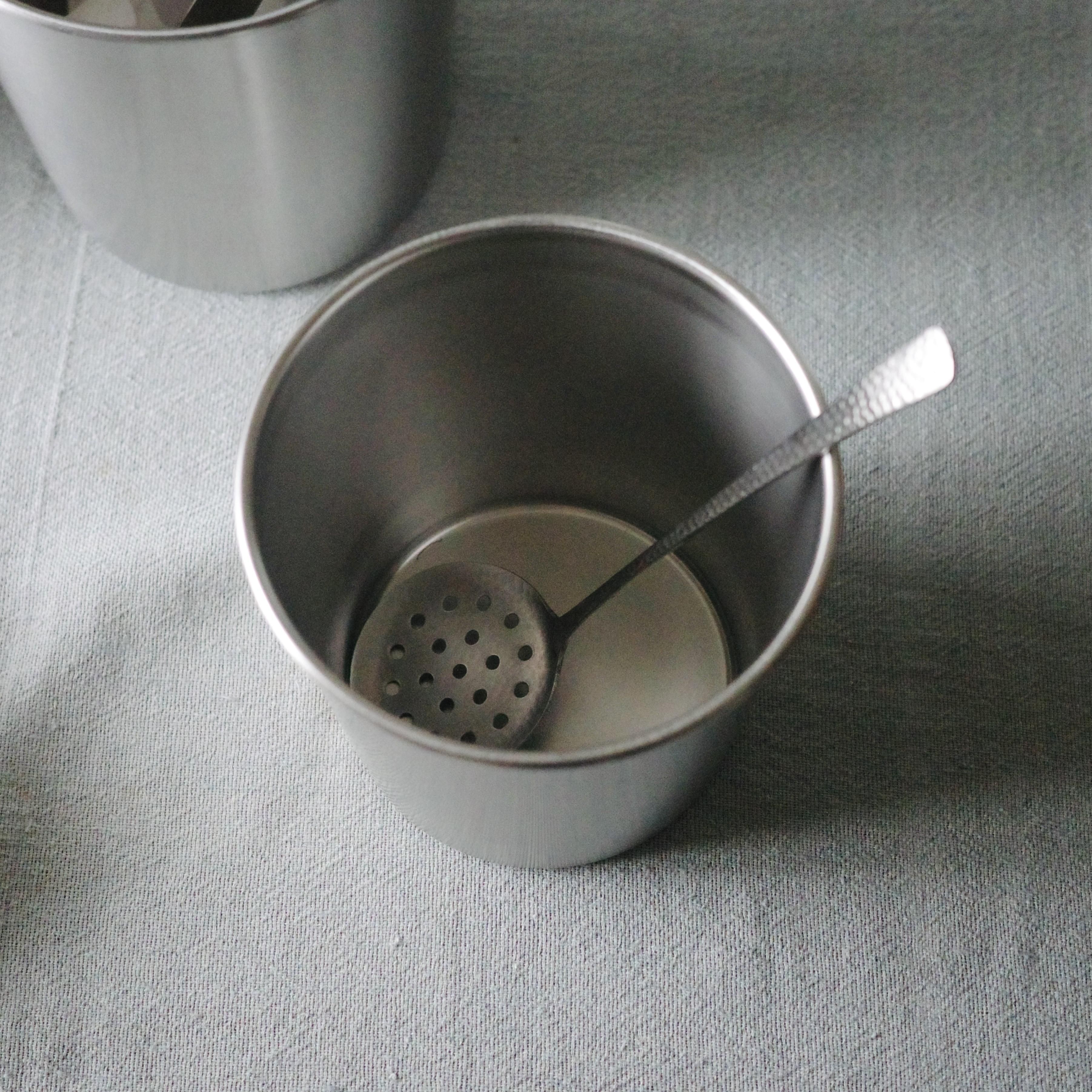 ステンレス がら入れ ツールスタンド 殻入れ 鍋 灰汁入れ あく入れ 殻入れ カラ入れ 鍋 しゃぶしゃぶ カニ 蟹 エビ 海老 すきやき すき焼き