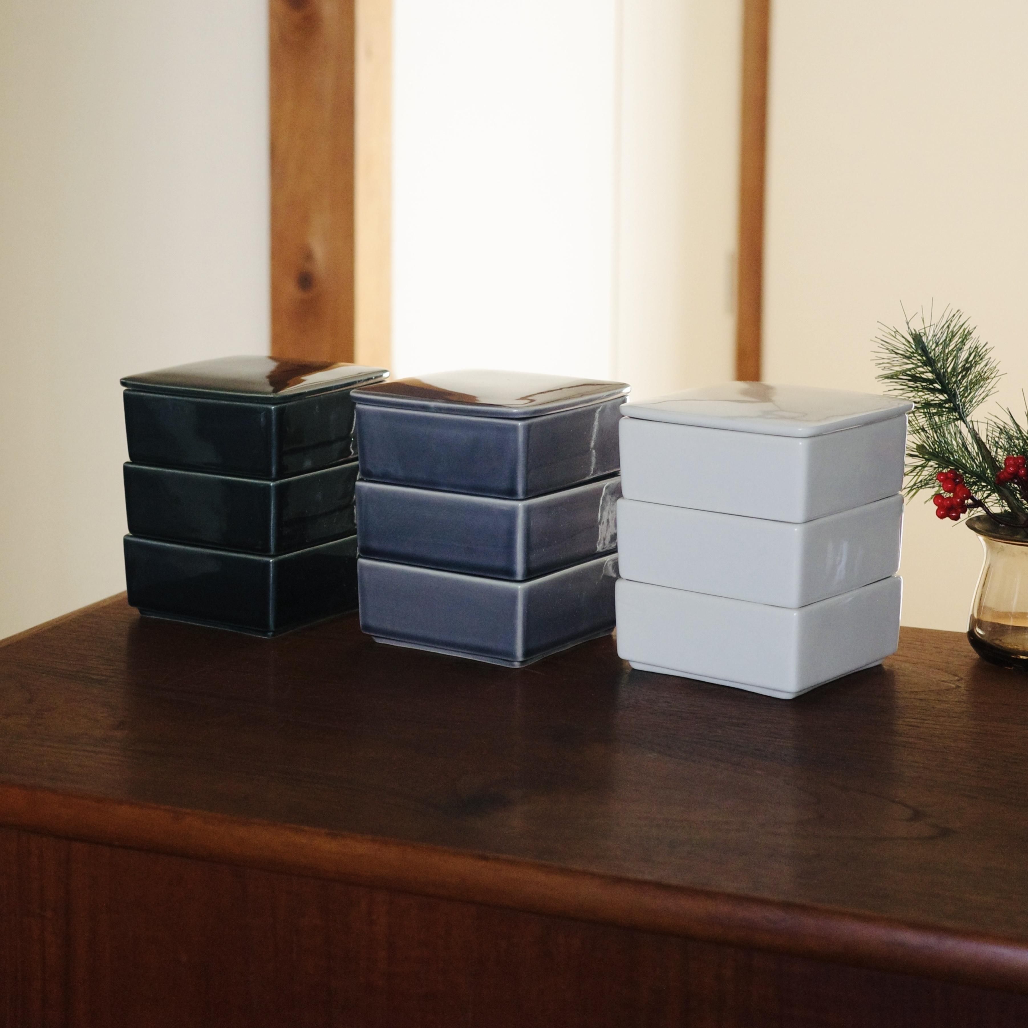 リセ 三段重 | 陶器 蓋もの - Anchor Bridge アンカーブリッジ ONLINE