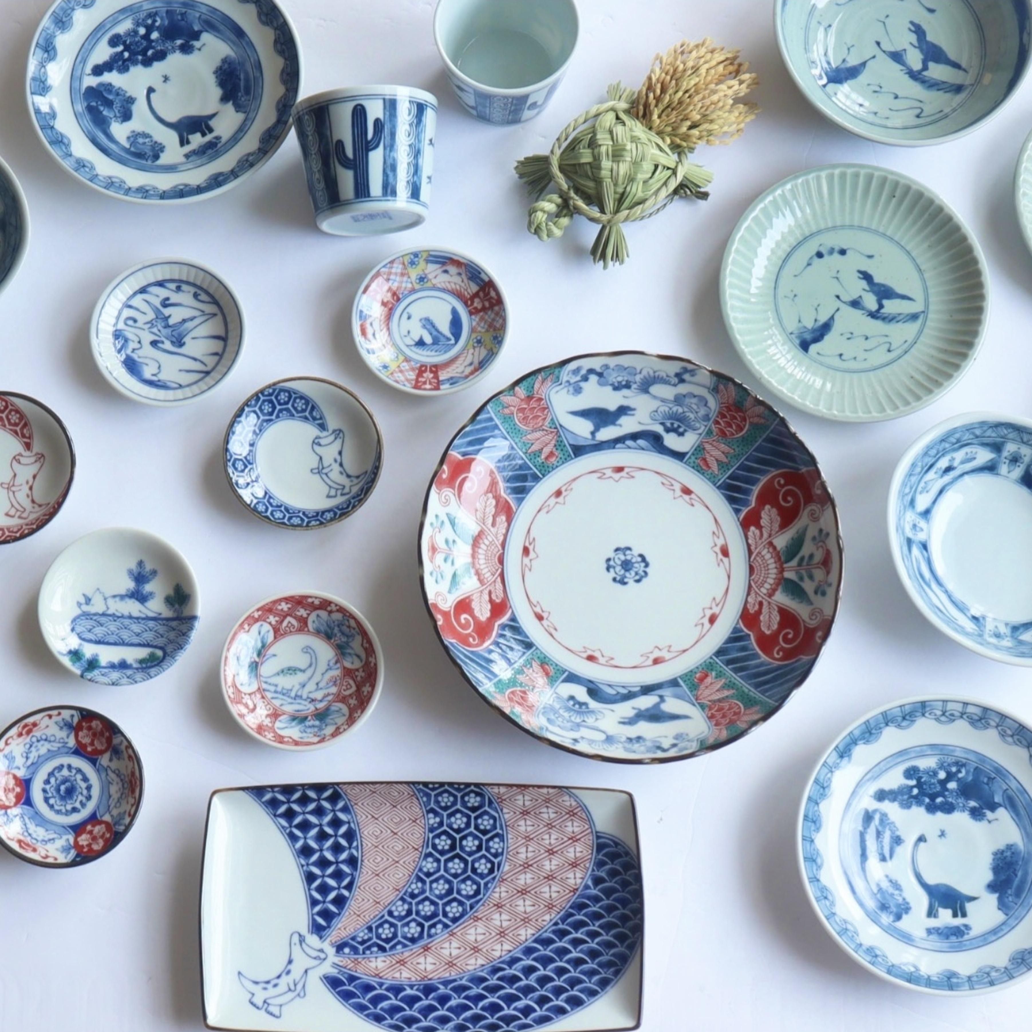 江戸っ子恐竜 | 大皿 23cm - Anchor Bridge アンカーブリッジ ONLINE