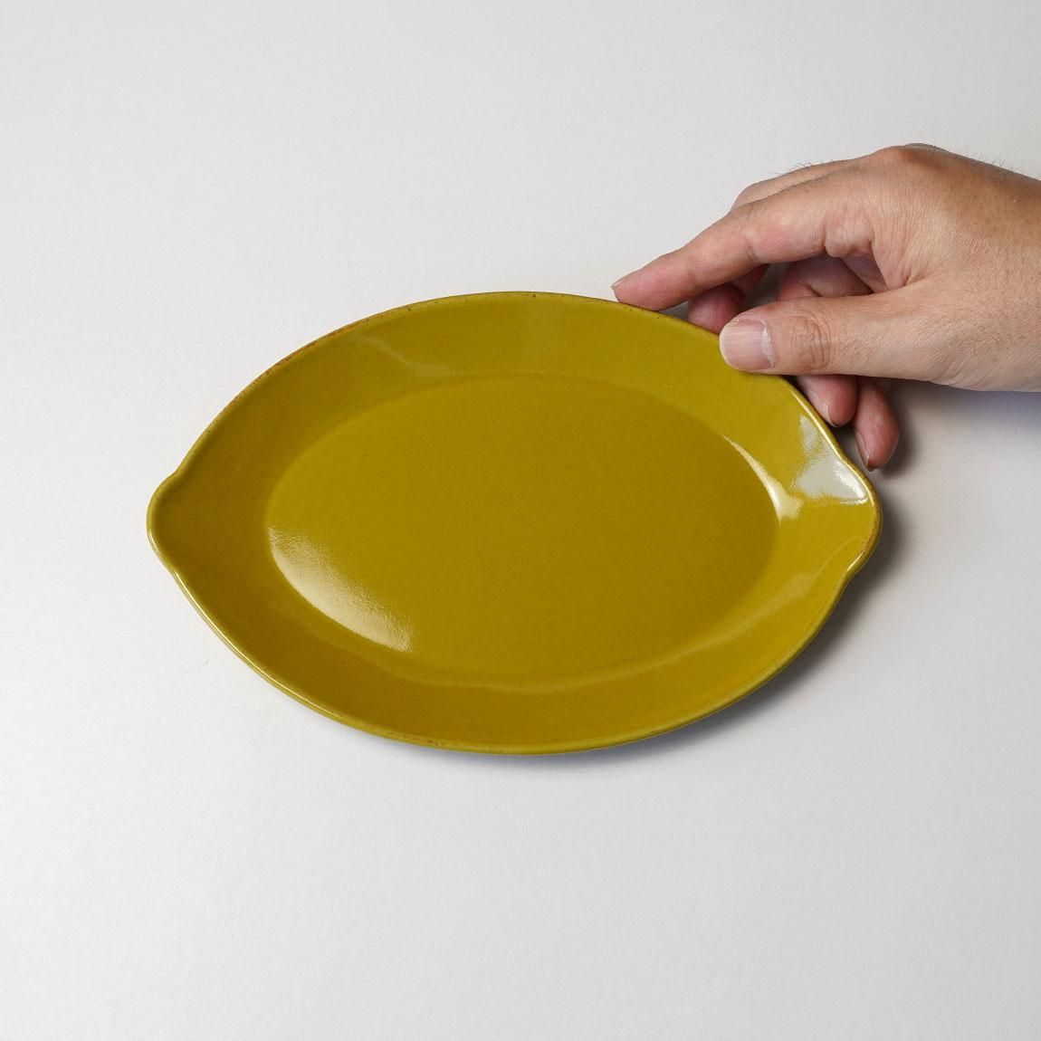 sen 檸檬皿 21cm | 和洋料理に合うレモンプレート | ケーキ皿