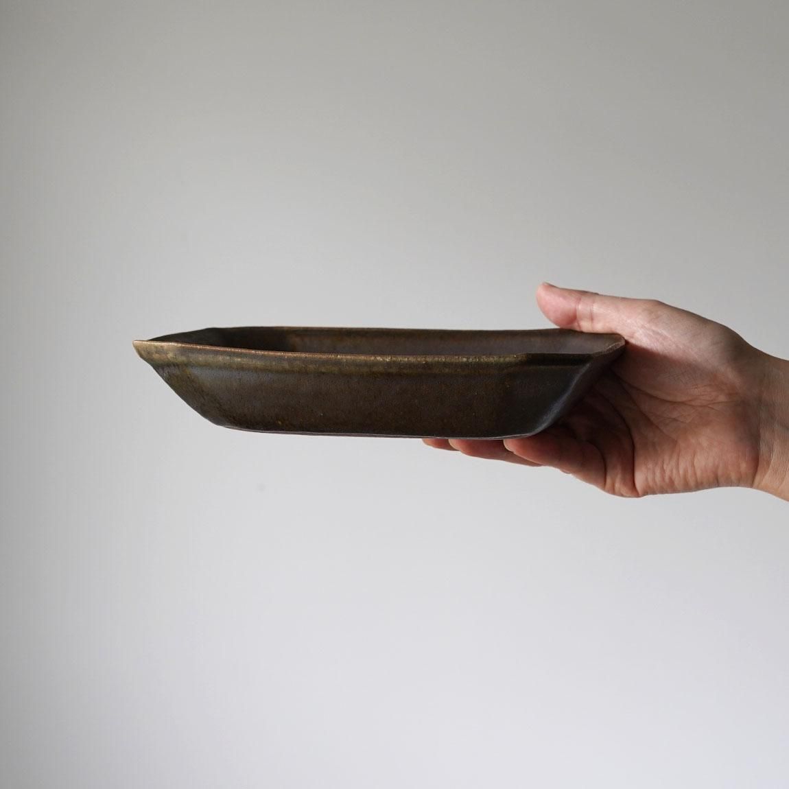 古谷浩一 | 八角深鉢 小 | サビ釉（茶） - Anchor Bridge アンカー