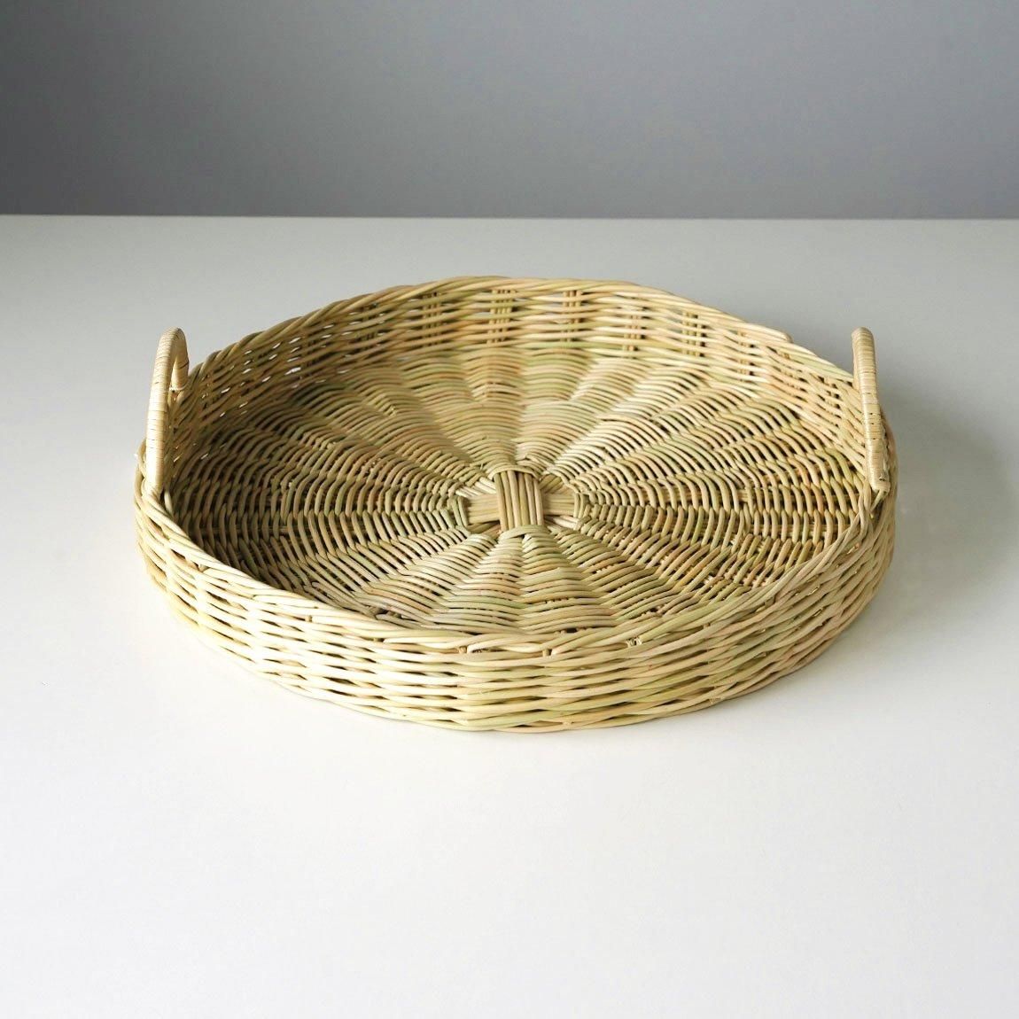 moily | ラウンドトレイ F | ラペア籐のかご - Anchor Bridge アンカー