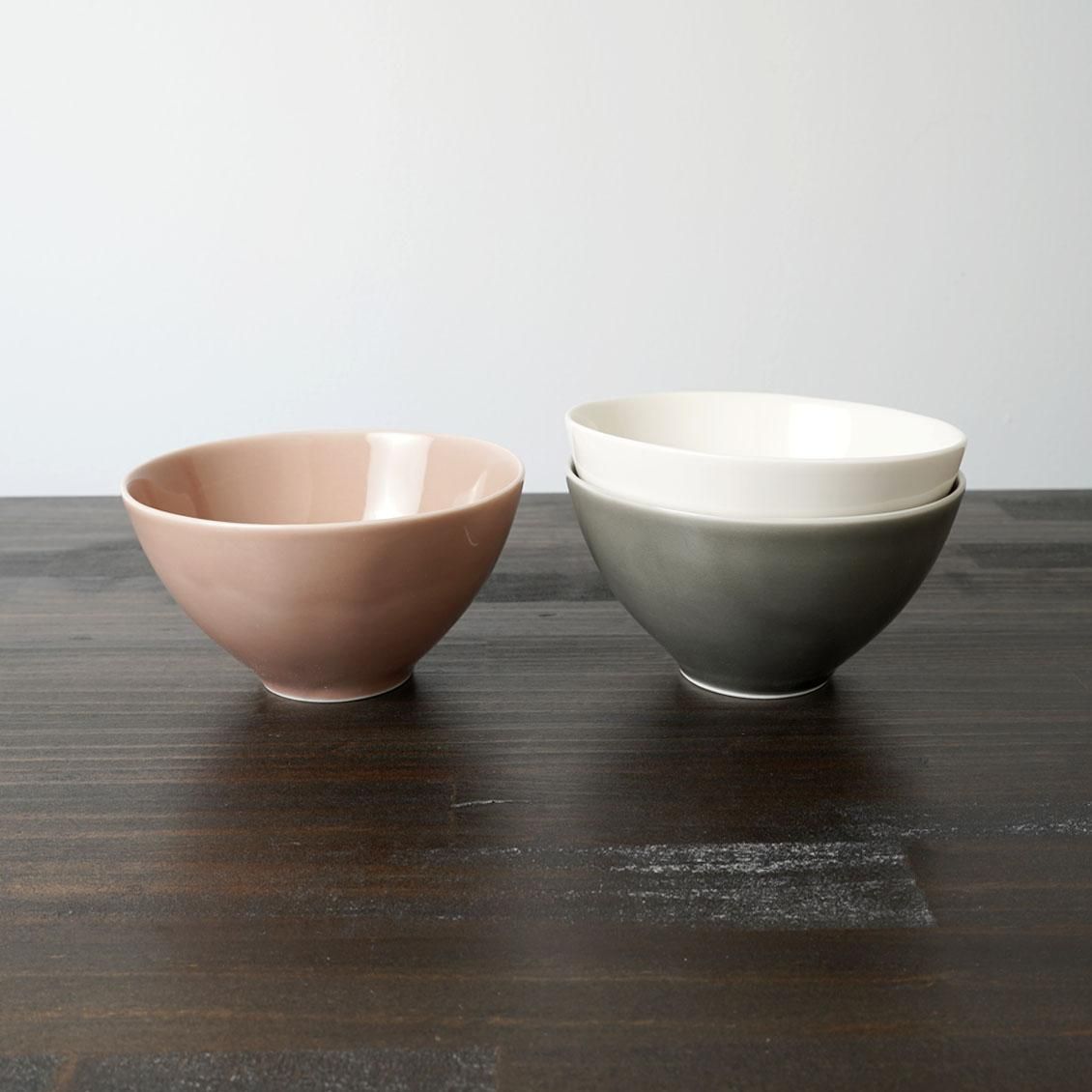 お茶碗 Kinto | ATELIER TETE ライスボウル 11.5cm［全3色］ - Anchor