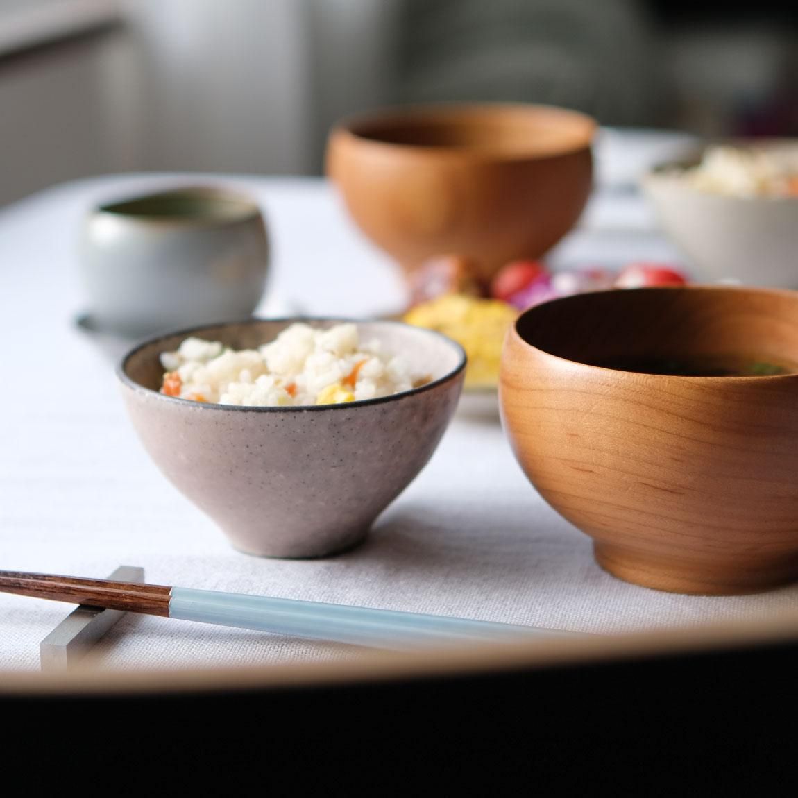 質感を楽しむお茶碗 | ライスボウル | 飯椀 | 10.3cm - Anchor