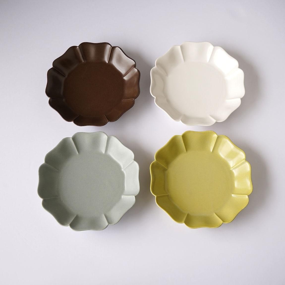 ダイコンページ ジコン 磁今 | 八角輪花皿 17cm - Anchor Bridge アンカー