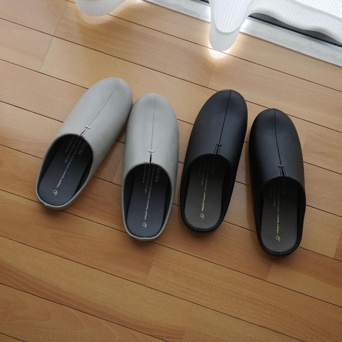  SLIPPER ブラック スリッパ 27㎝ 指枕つき with コンフォートスリッパ メッシュ スリッパ
