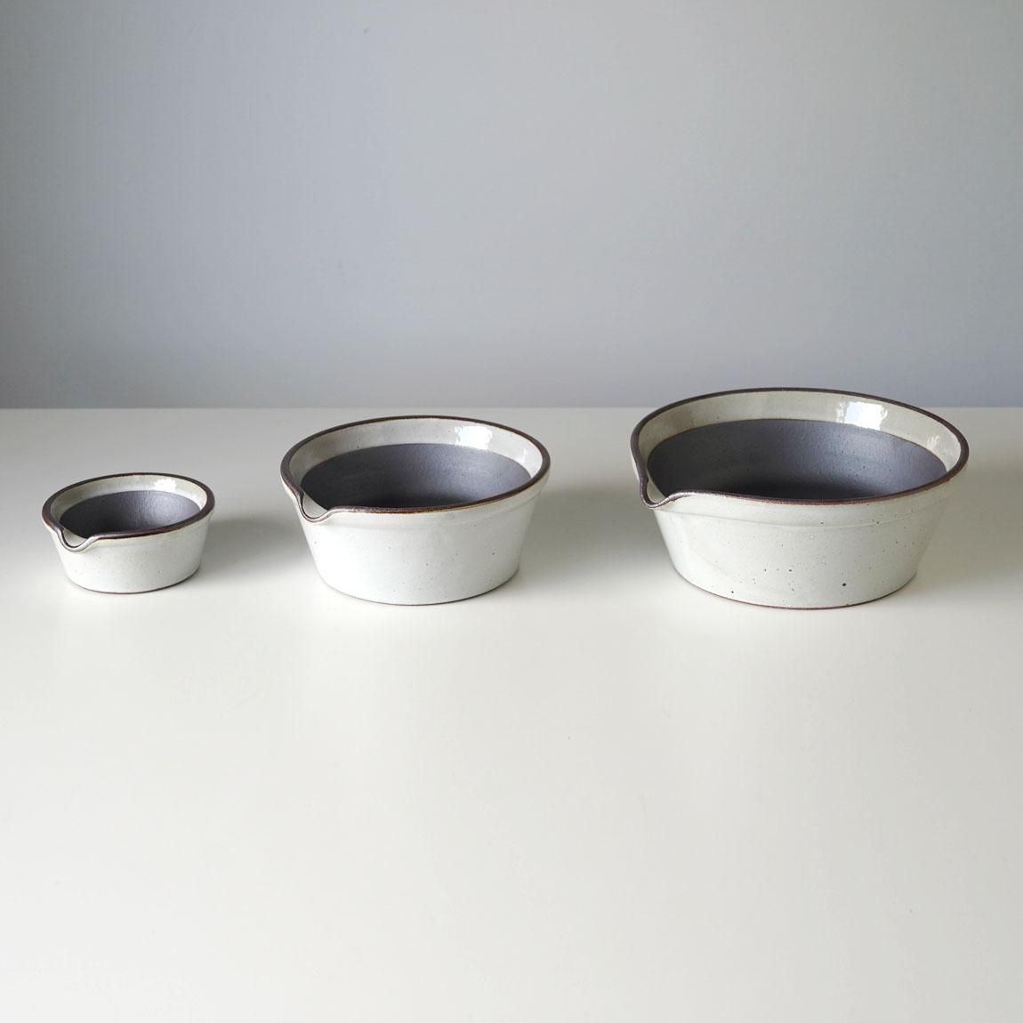 すり鉢(六兵衛)B品 山只華陶苑 ｜ すり鉢 6寸 4寸 鉄クロ JUJU mortier 美濃焼 高田