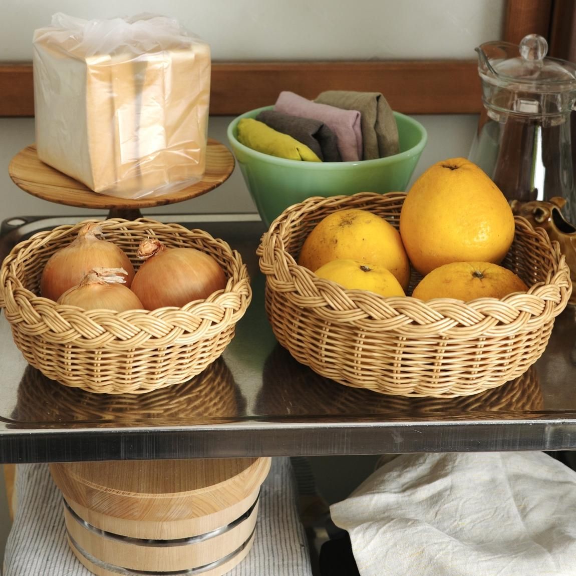 フランス1900年前後の野菜洗い用メタルバスケット 店舗装飾に最適 フランス1900年前後の野菜洗い用メタルバスケット 店舗装飾に最適
