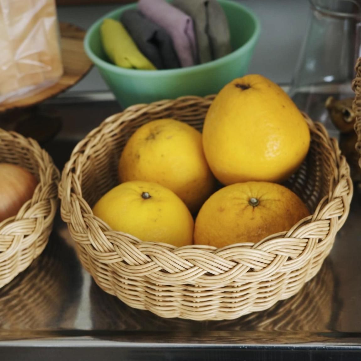 洗えるバスケット / ユティル ナイール ラウンドボウル ［全2種