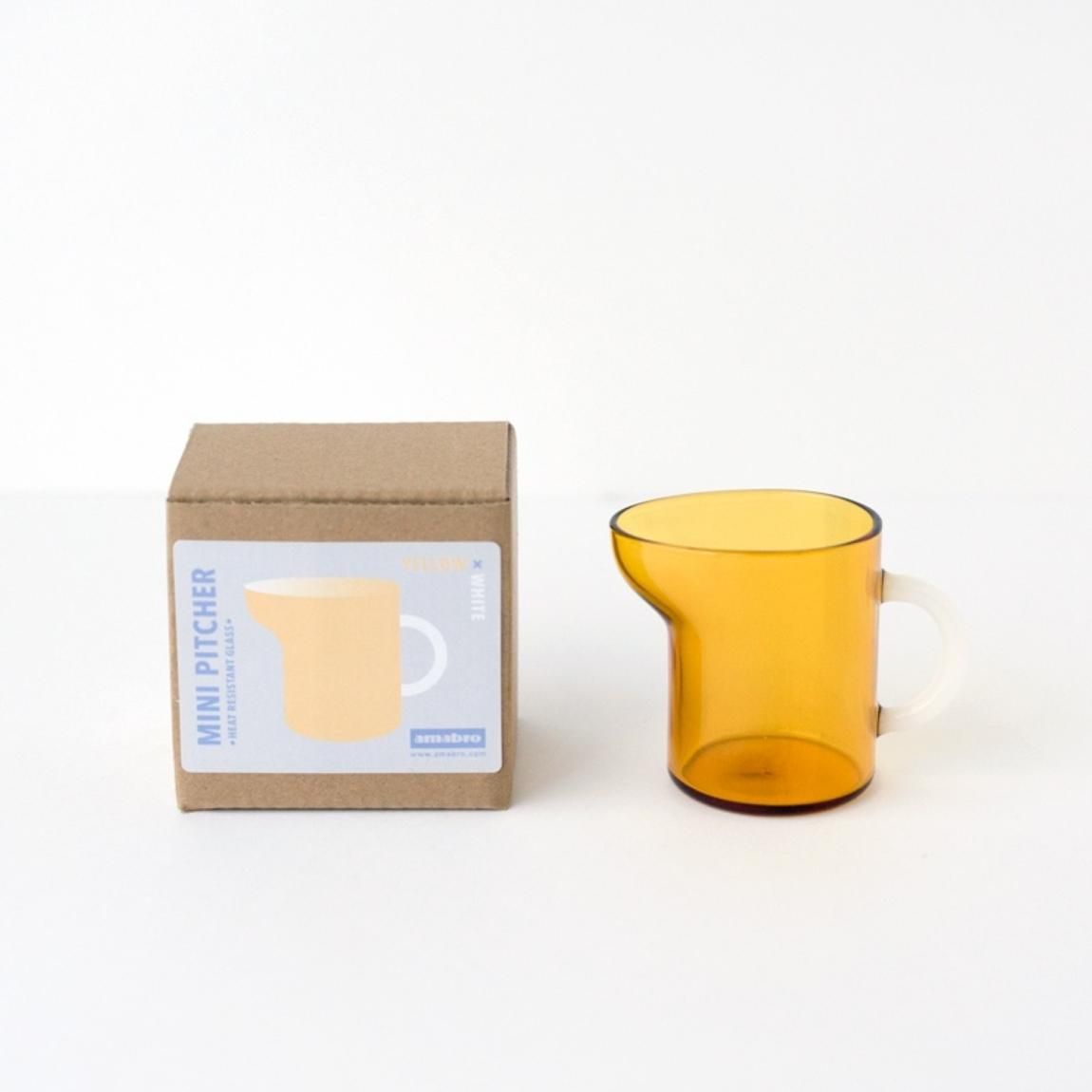 amabro MINI PITCHER ミニピッチャー 耐熱ガラス［全4色］ | 小さな