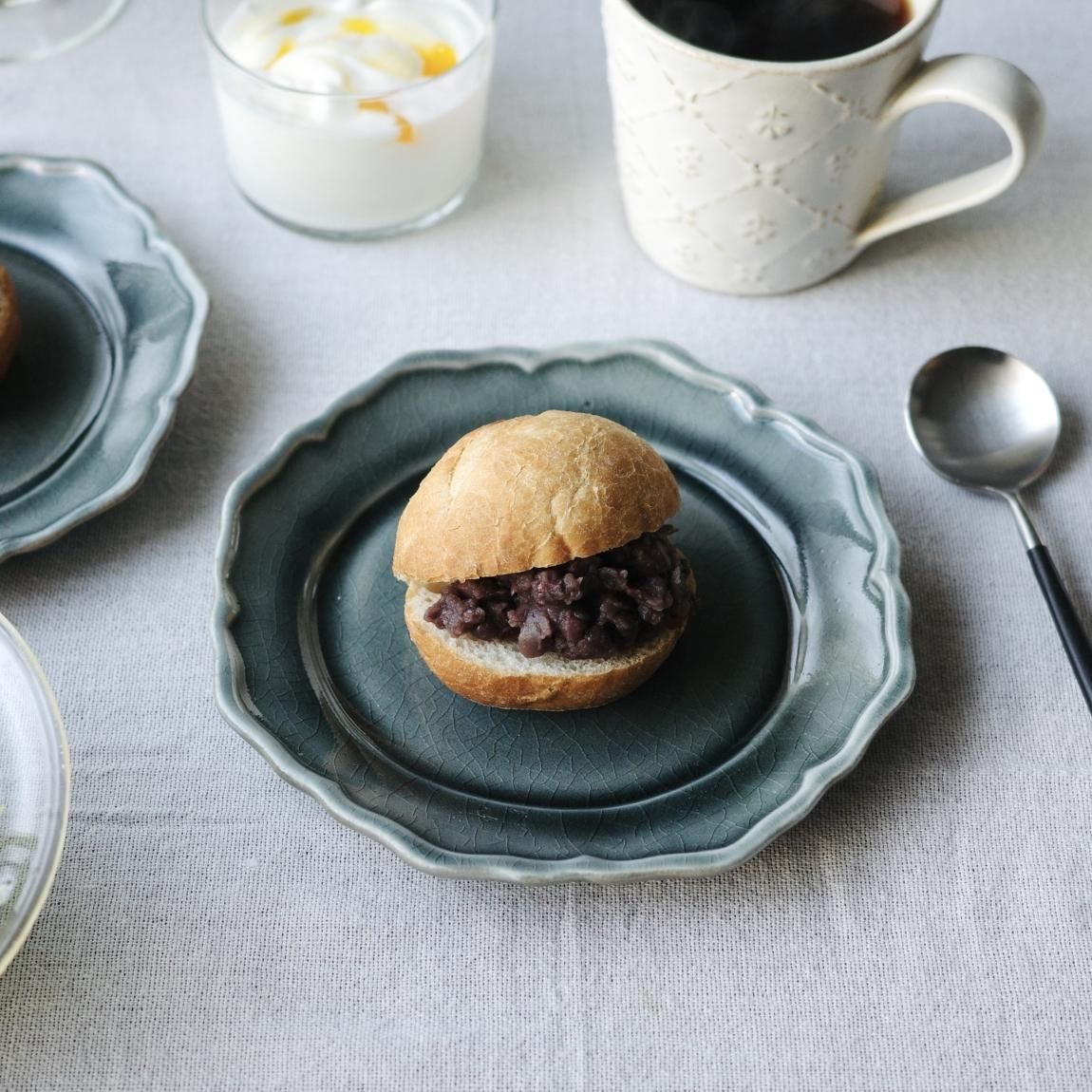 益子焼 リム皿 ケーキ皿 17cm | お料理が映えるしっとりと生成色