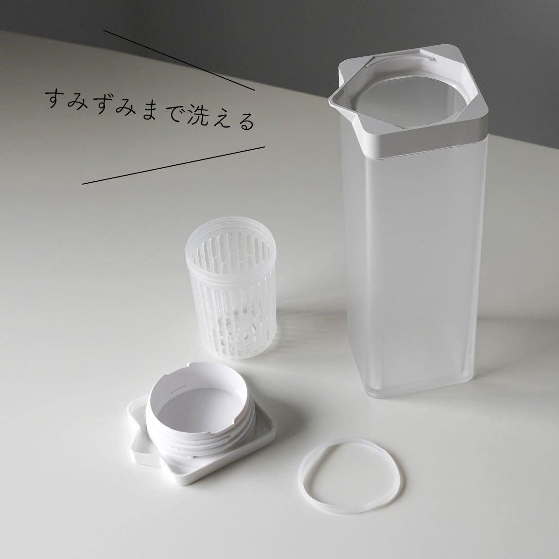 山崎実業 倒して置ける冷水筒 タワー tower | キッチン雑貨