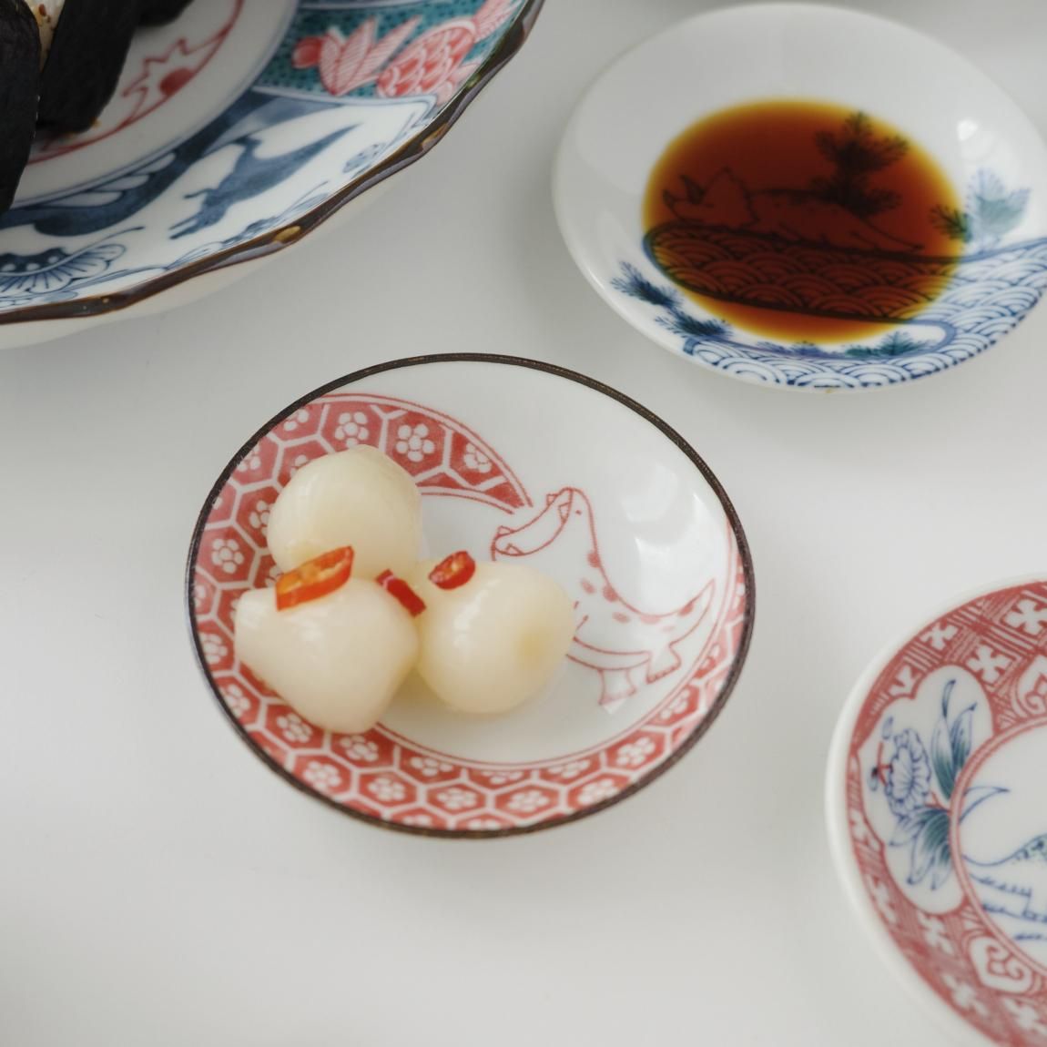 江戸っ子恐竜 まめ皿 | 小皿 | 9cm - Anchor Bridge アンカーブリッジ