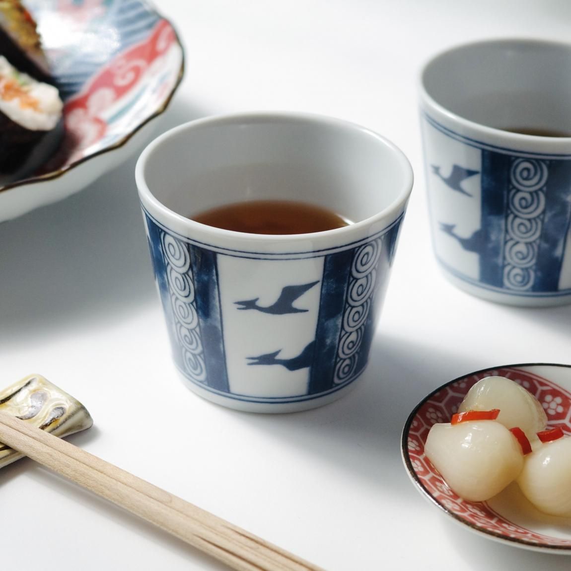 江戸っ子恐竜 | 双翼竜 | 蕎麦猪口 | 200ml - Anchor Bridge アンカー