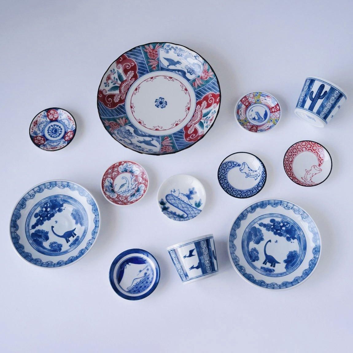 江戸っ子恐竜 | 双翼竜 | 蕎麦猪口 | 200ml - Anchor Bridge アンカー