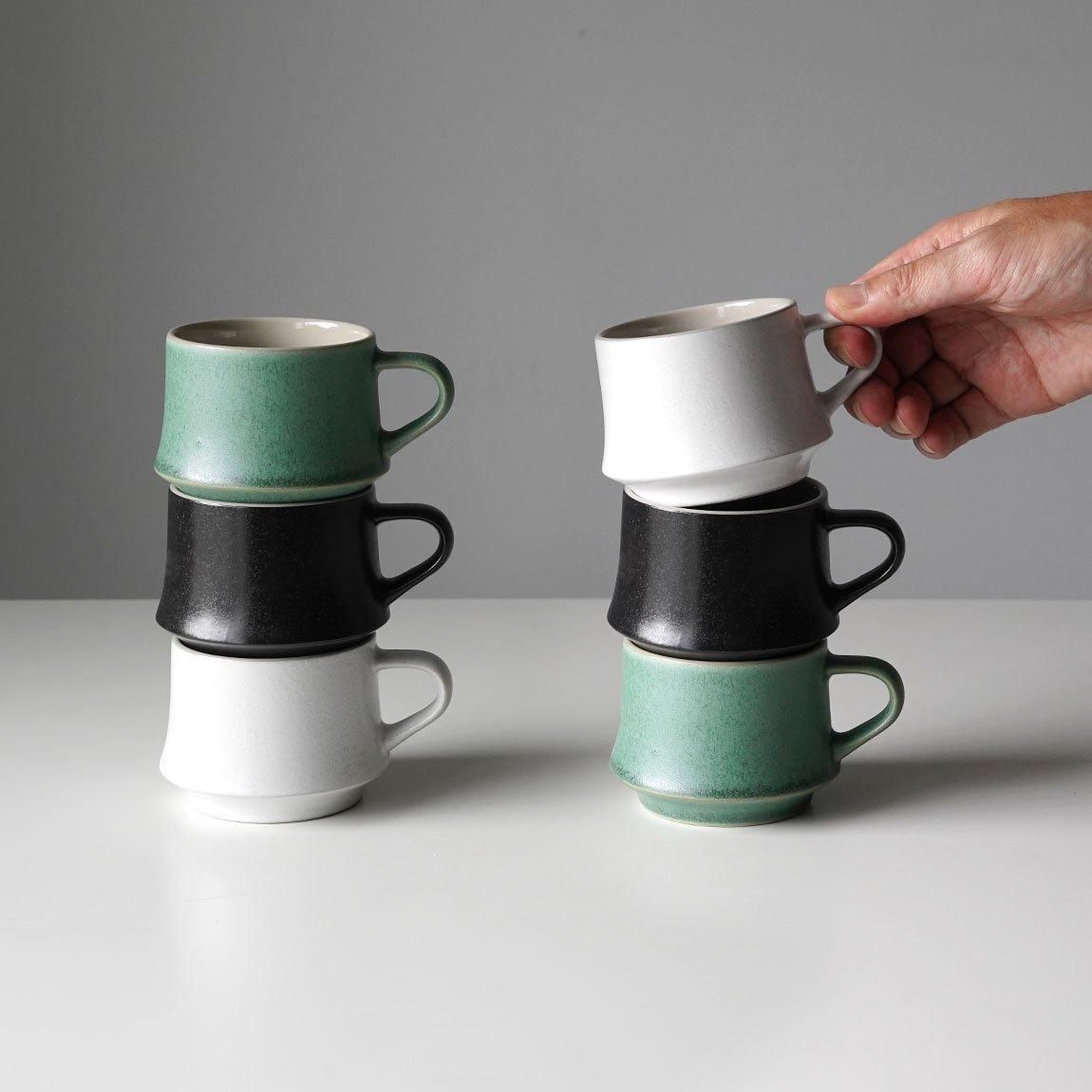 りか　200ml コーヒーカップ　プレート Amazon | 白磁 逆三角 コーヒーカップ ソーサー 5客 セット