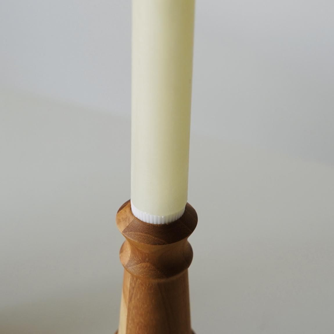 ウッドキャンドルホルダー | 電池式キャンドル付き - Anchor Bridge