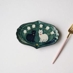 なかがきともこ 粉引き絵付けコンポート 2207-5 - SLOW MARKET