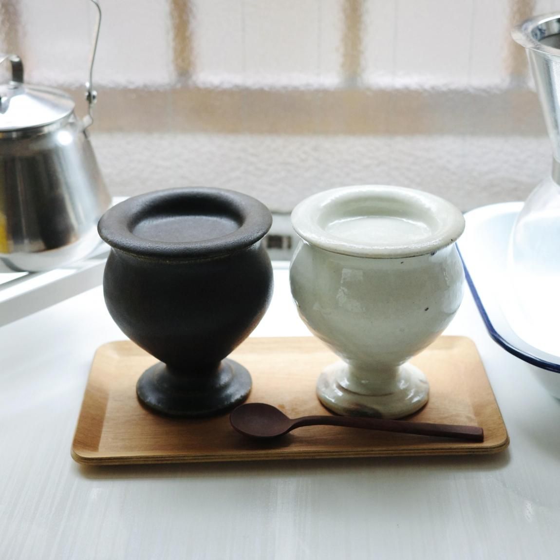 古谷製陶所　蓋つきキャニスター 大小　ピッチャー 古谷製陶所 蓋つきキャニスター 大小 ピッチャー