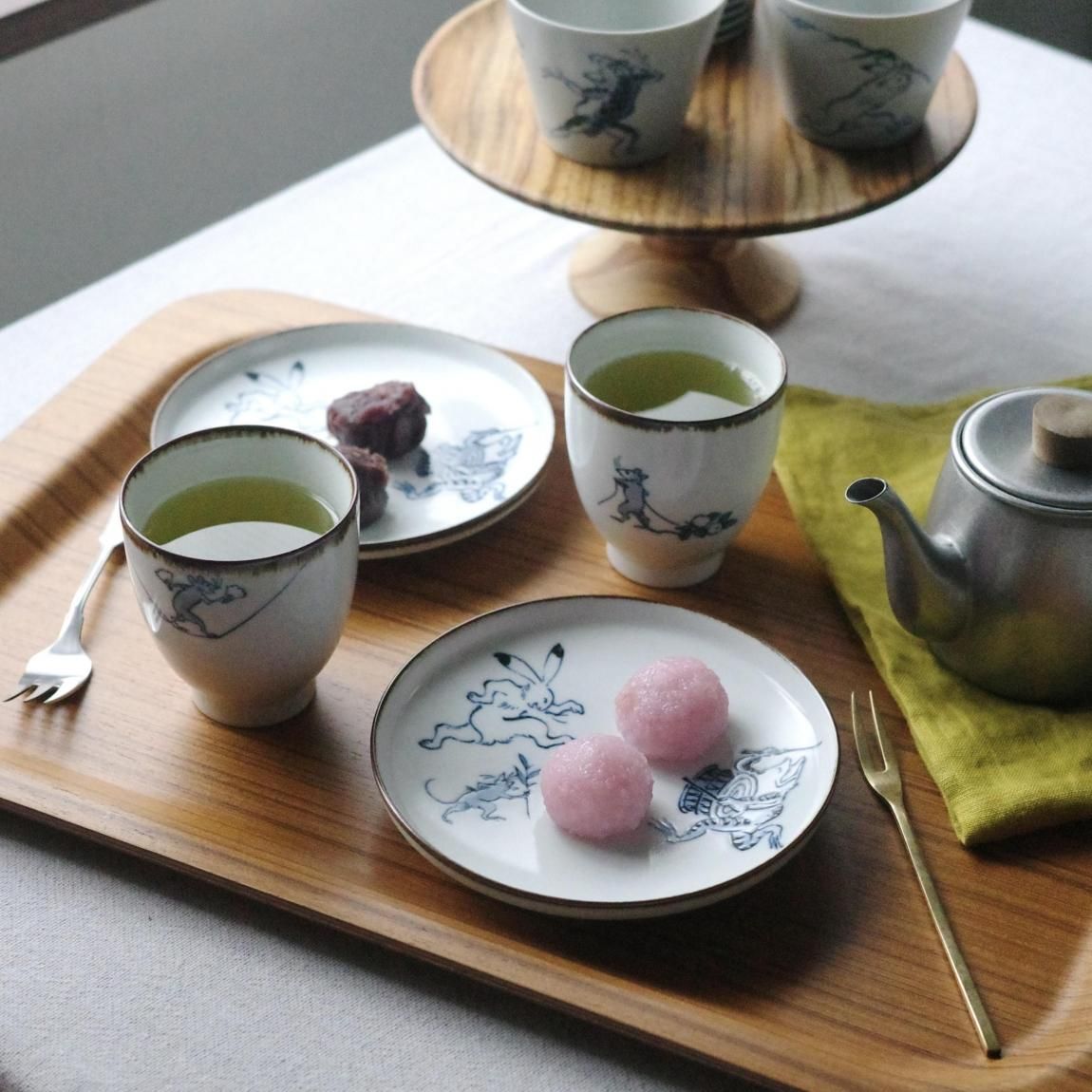 BARBAR 鳥獣戯画 5寸皿 | 波佐見焼 おしゃれ食器 - Anchor Bridge