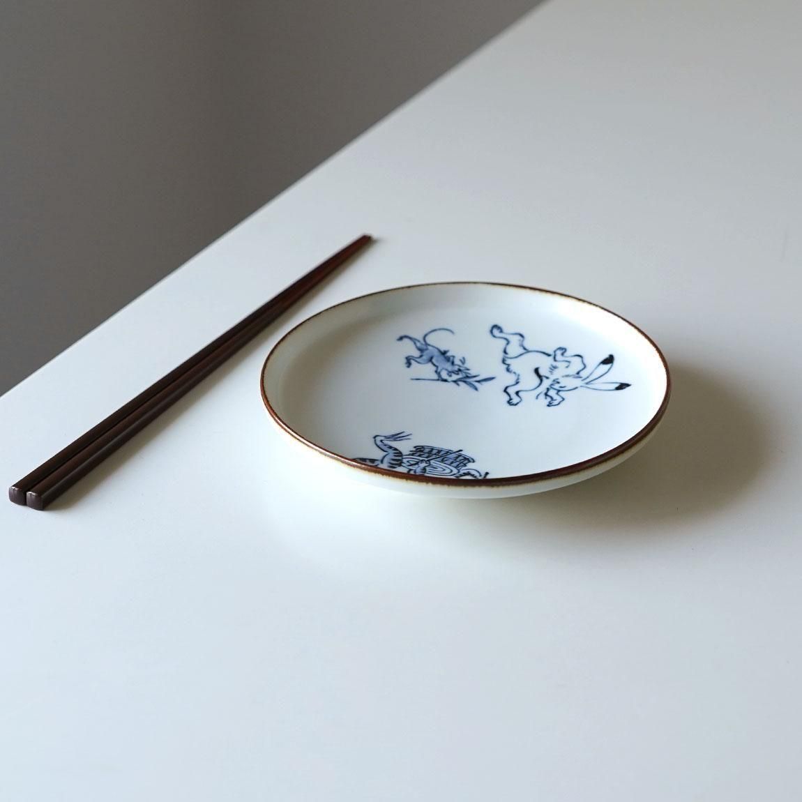 BARBAR 鳥獣戯画 5寸皿 | 波佐見焼 おしゃれ食器 - Anchor Bridge