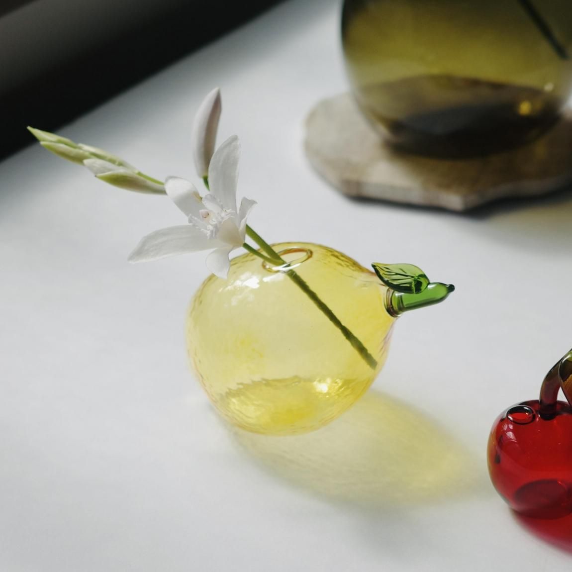 DECO フルーツ ガラスベース | 花器 一輪挿し - Anchor Bridge