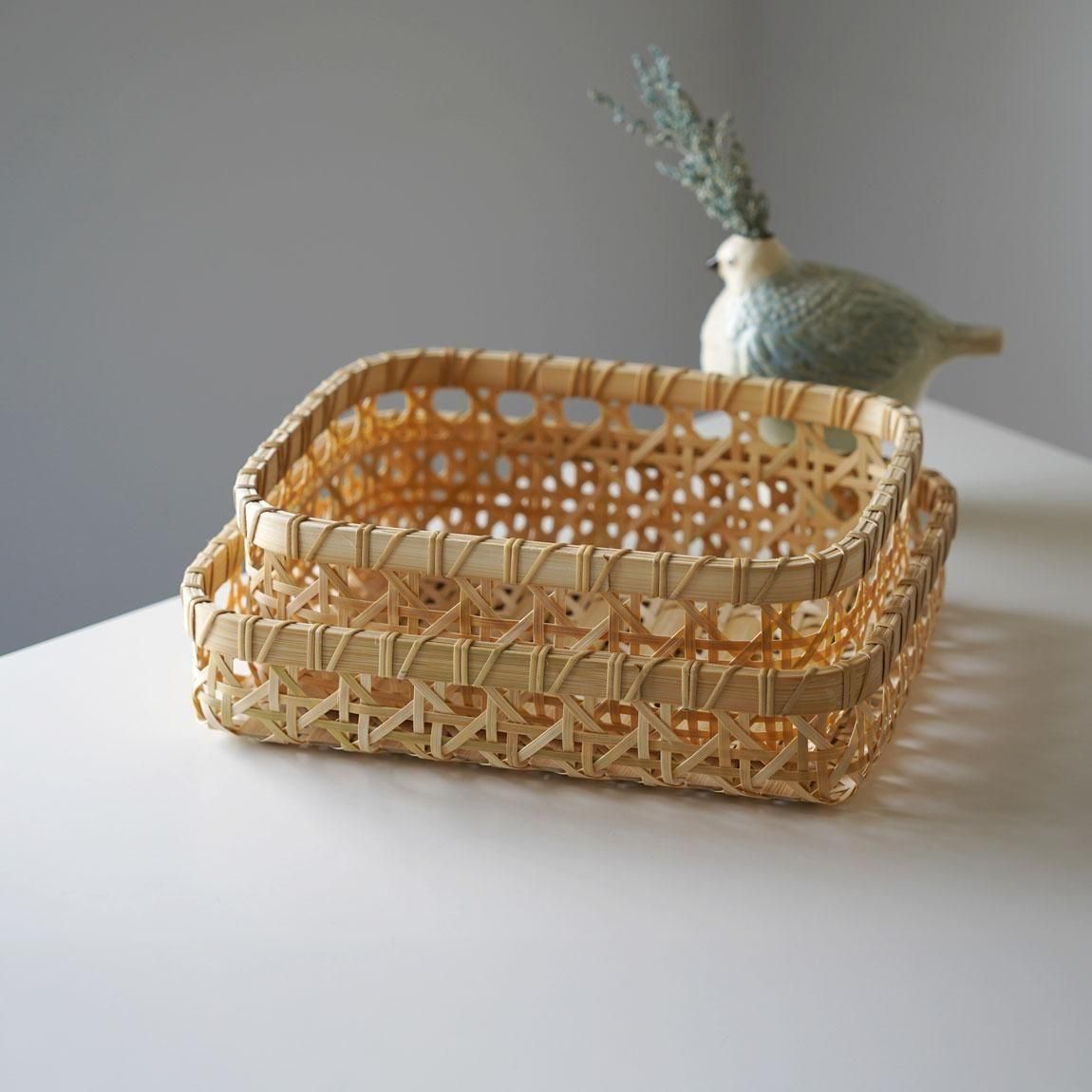 八ツ目編み | 収納かご | 白竹 - Anchor Bridge アンカーブリッジ