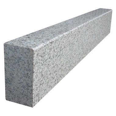 御影石 縁石 白 150×1000×80mm 2面本磨き - 御影石 建築石材のネット