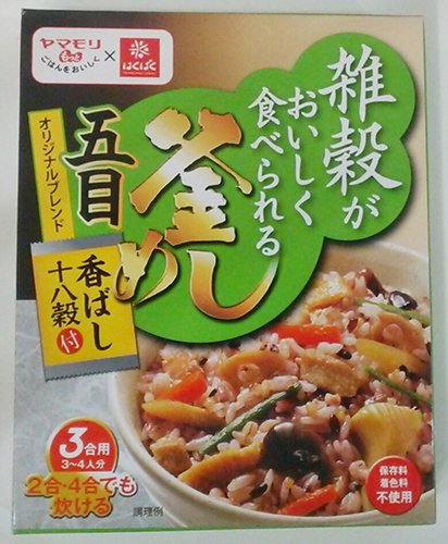 ヤマモリ 雑穀がおいしく食べられる釜めしの素 五目 3合用 3～4人分