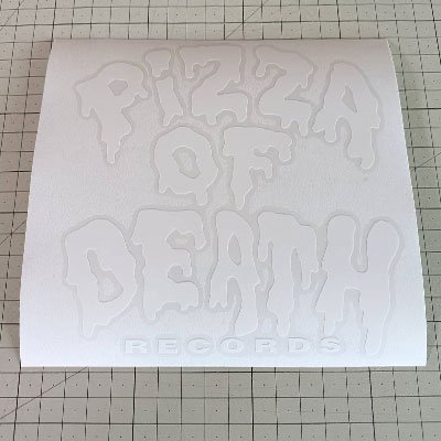 Pizza of death Logo Stickers -  ステッカー、カッティングステッカー、切り抜きステッカー、シールを通販・販売・通信販売しているオンラインショップ! - acestickers.com