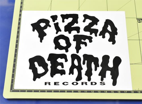 Pizza of death Logo Stickers -  ステッカー、カッティングステッカー、切り抜きステッカー、シールを通販・販売・通信販売しているオンラインショップ! - acestickers.com