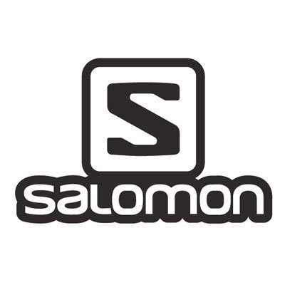 Salomon Logo Stickers (18 x 11.5 cm) - ステッカー、カッティングステッカー、切り抜きステッカー、シールを ...