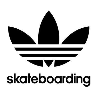 Adidas skateboarding shop logo vector