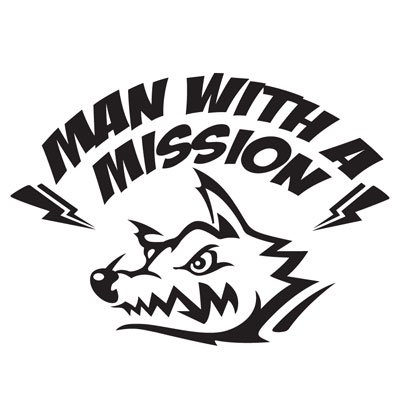 Man with A Mission logo (036) Stickers -  ステッカー、カッティングステッカー、切り抜きステッカー、シールを通販・販売・通信販売しているオンラインショップ! -  acestickers.comMan with A Mission (Mini) logo