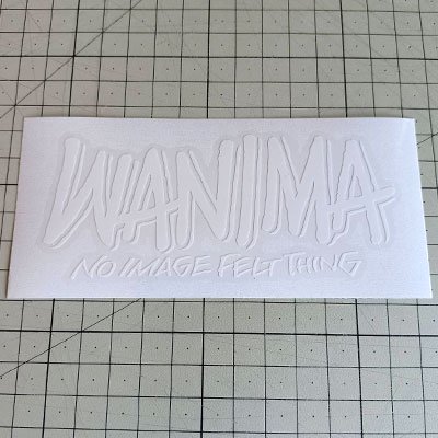 Wanima Logo 001 Stickers ステッカー カッティングステッカー シールを通販 販売 通信販売しているオンラインショップ Acestickers Com