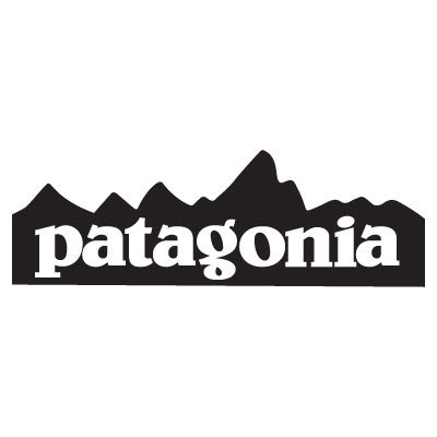 Patagonia Logo 5 Stickers 20 X 6 6 Cm ステッカー