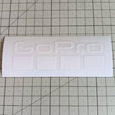 GoPro Logo (001) Stickers - ステッカー、カッティングステッカー、切り抜きステッカー、シールを通販・販売・通信販売しているオンラインショップ!  - acestickers.com