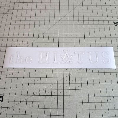 The Hiatus Logo Stickers - ステッカー、カッティングステッカー、シールを通販・販売・通信販売しているオンラインショップ! -  acestickers.com