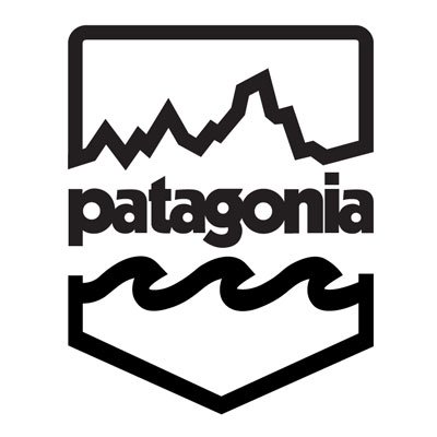Patagonia Logo 7 Stickers 9 4 X 12 Cm ステッカー