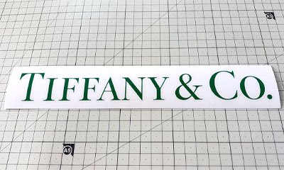 Tiffany & Co. Logo Stickers - ステッカー、カッティングステッカー ...