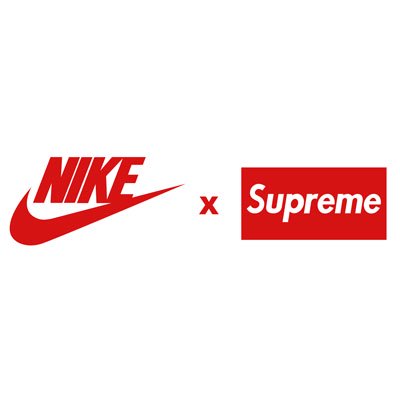 Supreme on sale nike logo