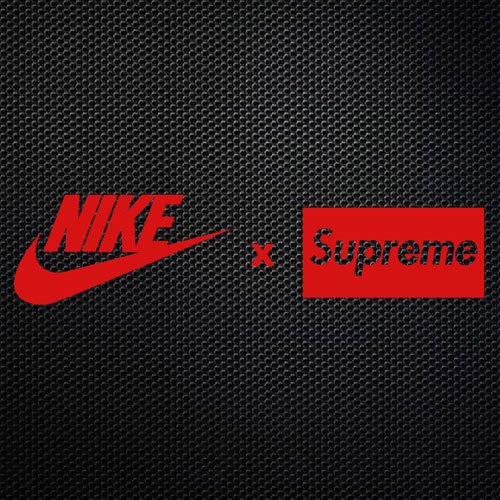 Supreme + Nike logo (008) Stickers - ステッカー、カッティング 