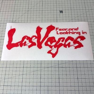Fear,and Loathing in Las Vegas Logo Stickers - ステッカー