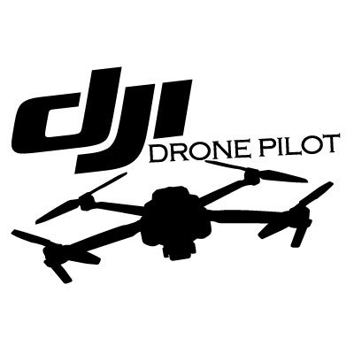 DJI Drone Pilot Logo Stickers Decals -  ステッカー、カッティングステッカー、シールを通販・販売・通信販売しているオンラインショップ! - acestickers.com