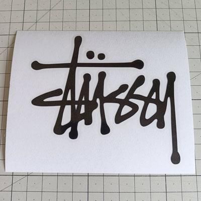 Stussy Logo Stickers ステッカー カッティングステッカー シールを通販 販売 通信販売しているオンラインショップ Acestickers Com